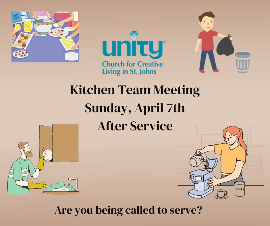 Kitchen Team Meeting | Unity Church for Creative living